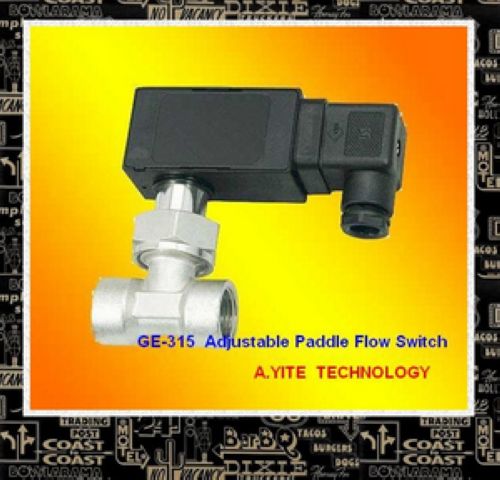 GE-315 Adjustable Paddle Inline Flow Switches