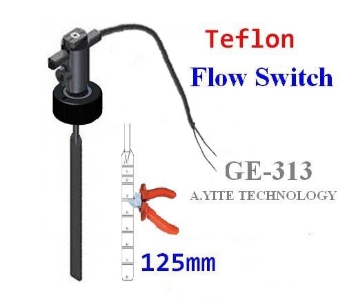 GE-313 PTFE Teflon Paddle Flow Switches