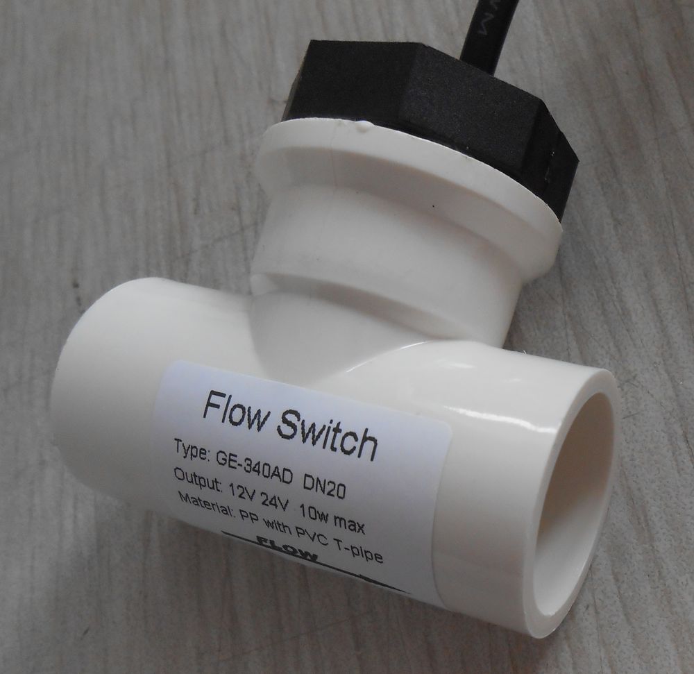 GE-340  Plastic PVC Paddle Water Flow Switches