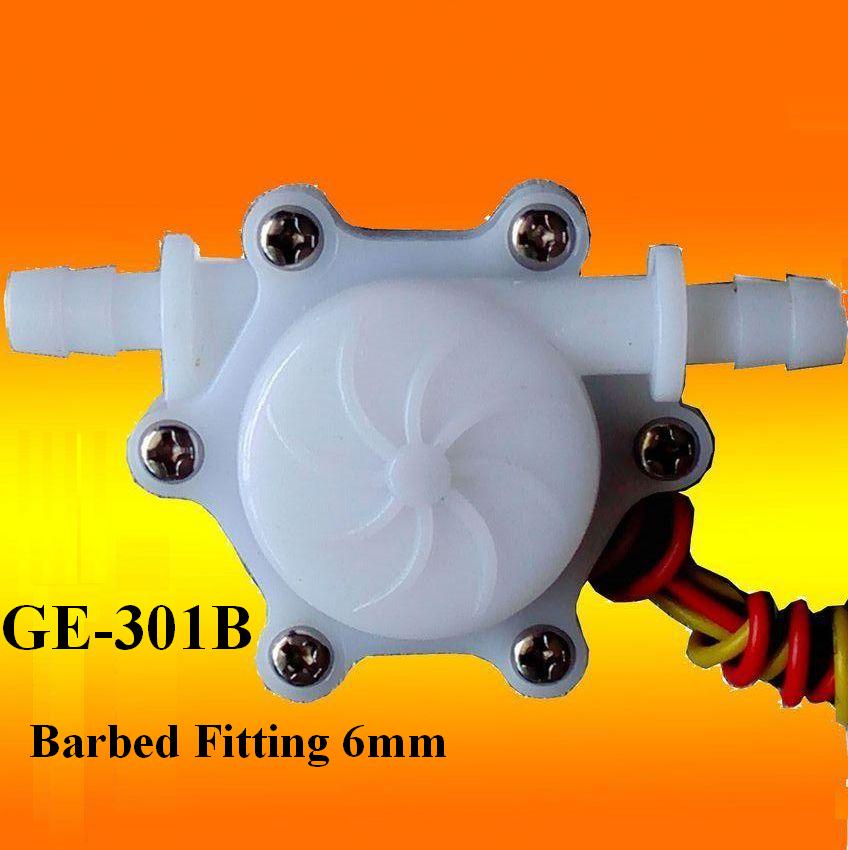 GE-301B Water Flow Sensor with Barbed Fitting