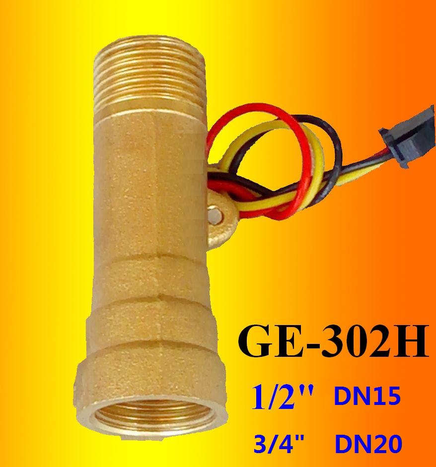 GE-302H Brass Water Flow Sensor BSP1/2