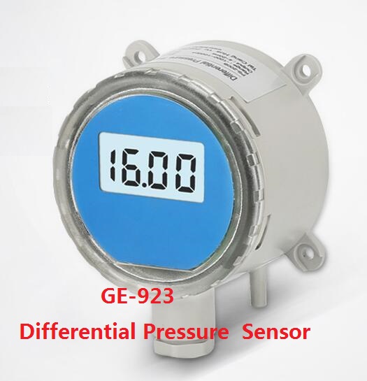 GE-923 Air Differential Pressure Transmitter LCD Screen Display