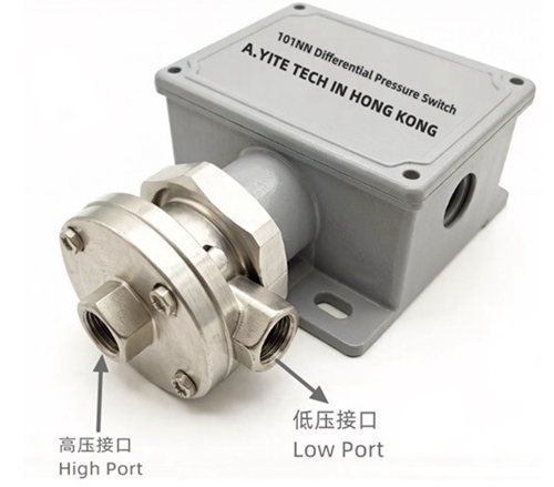 101NN PTFE Diaphragm Differential Pressure Switch
